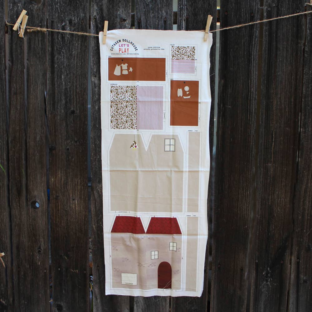 DIY Travel Dollhouse Kit | Brown Floral DIYIa LovieTAYLOR + MAX