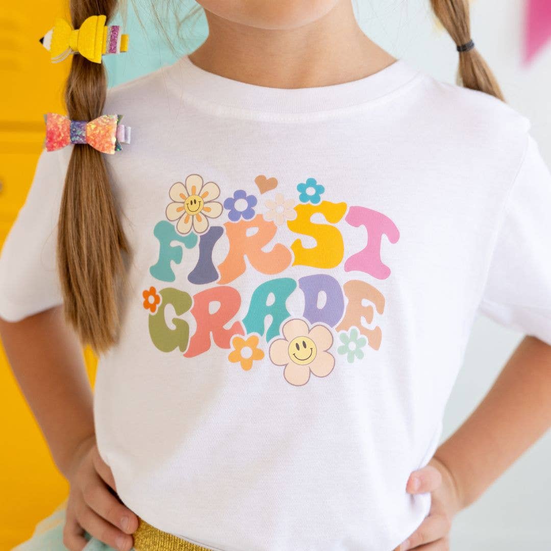 First Grade Retro Short Sleeve T-Shirt - Back To School ClothingTAYLOR + MAXTAYLOR + MAX