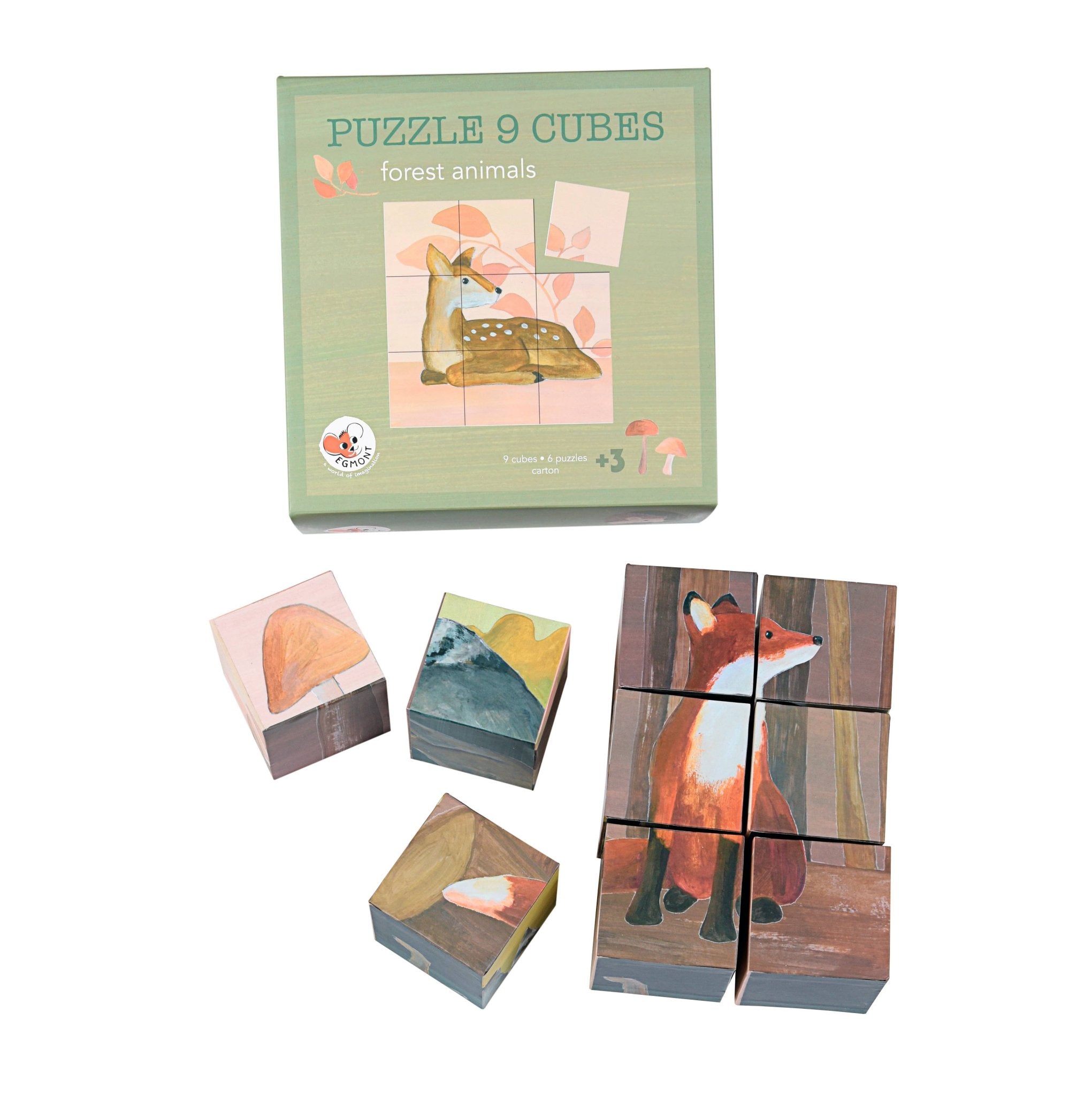 Forest Puzzle Cube Wooden BlocksEgmontTAYLOR + MAX