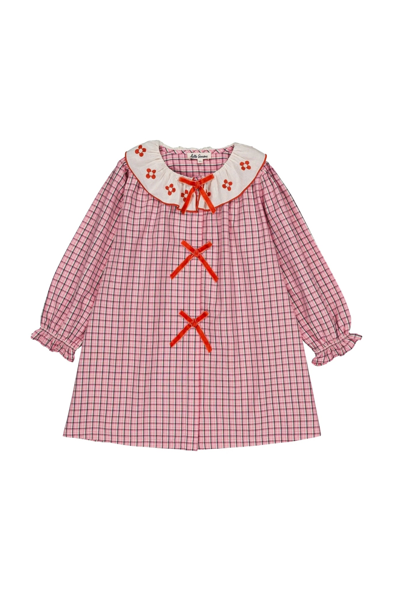 Groseille Dress | Pink Check DressHello SimoneTAYLOR + MAX