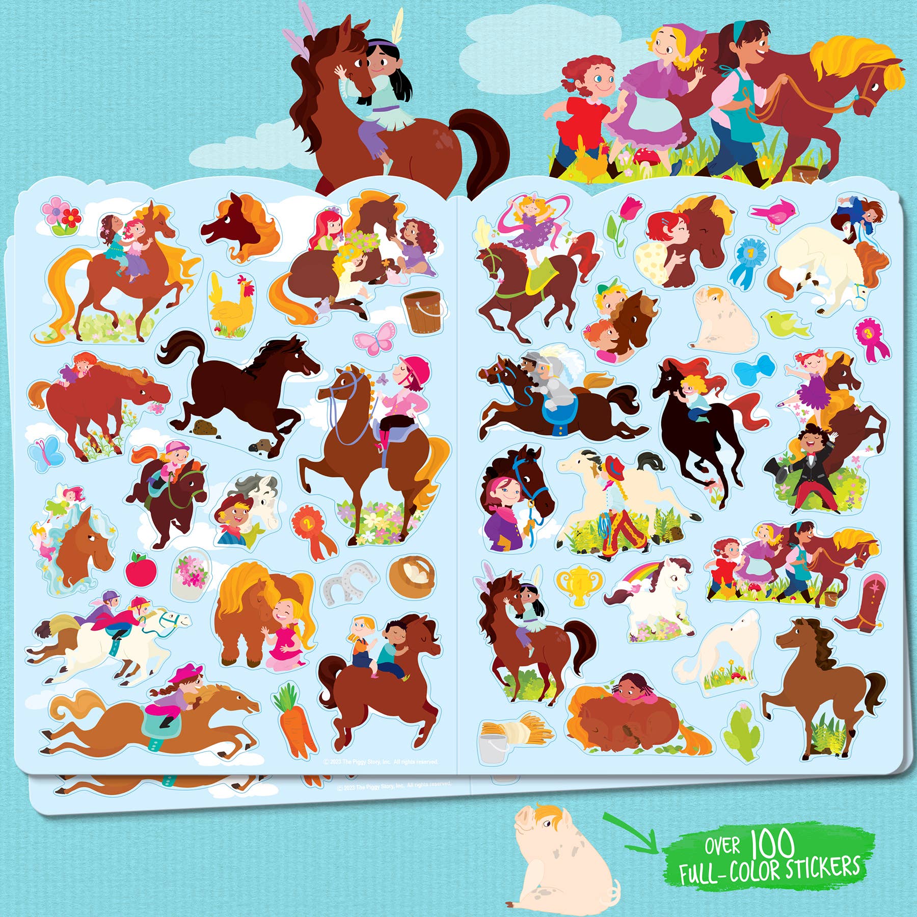 Horse Play Activity & Coloring Gift Pack for Kids Coloring Books & Drawing ToysThe Piggy StoryTAYLOR + MAX