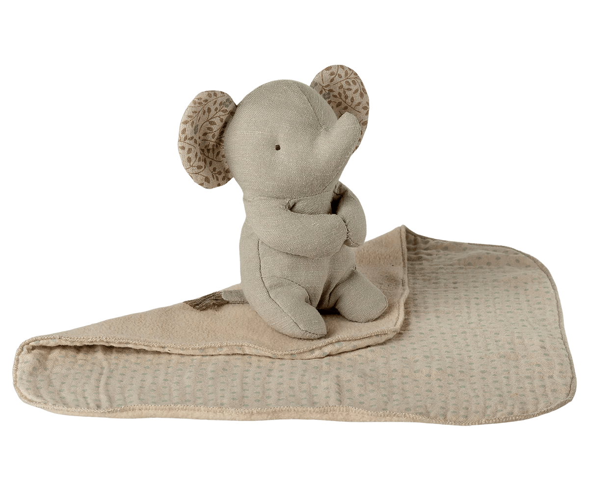 Lullaby Friends, Elephant Mini | Iron Grey Baby Activity ToysMailegTAYLOR + MAX