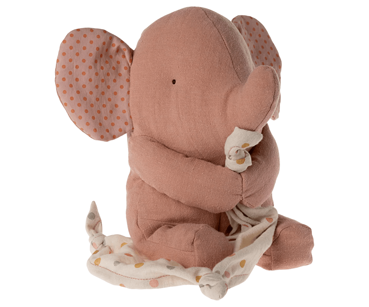 Lullaby Friends | Elephant, Old Rose Baby Activity ToysMailegTAYLOR + MAX