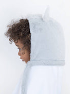 Luxe™ Baby Towel: Blue Little GiraffeTAYLOR + MAX