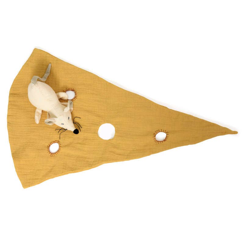 Mouse and Cheese Doudou Egmont