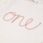 "ONE" Sparkle Pink Embroidered Tee Shirtoh baby!TAYLOR + MAX