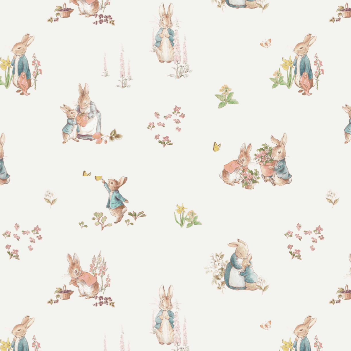 PETER RABBIT™ COTTON MUSLIN CRIB SHEETS: Girl SaranoniTAYLOR + MAX