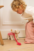Plush Eliot with Leash and Coat in a Basket Egmont
