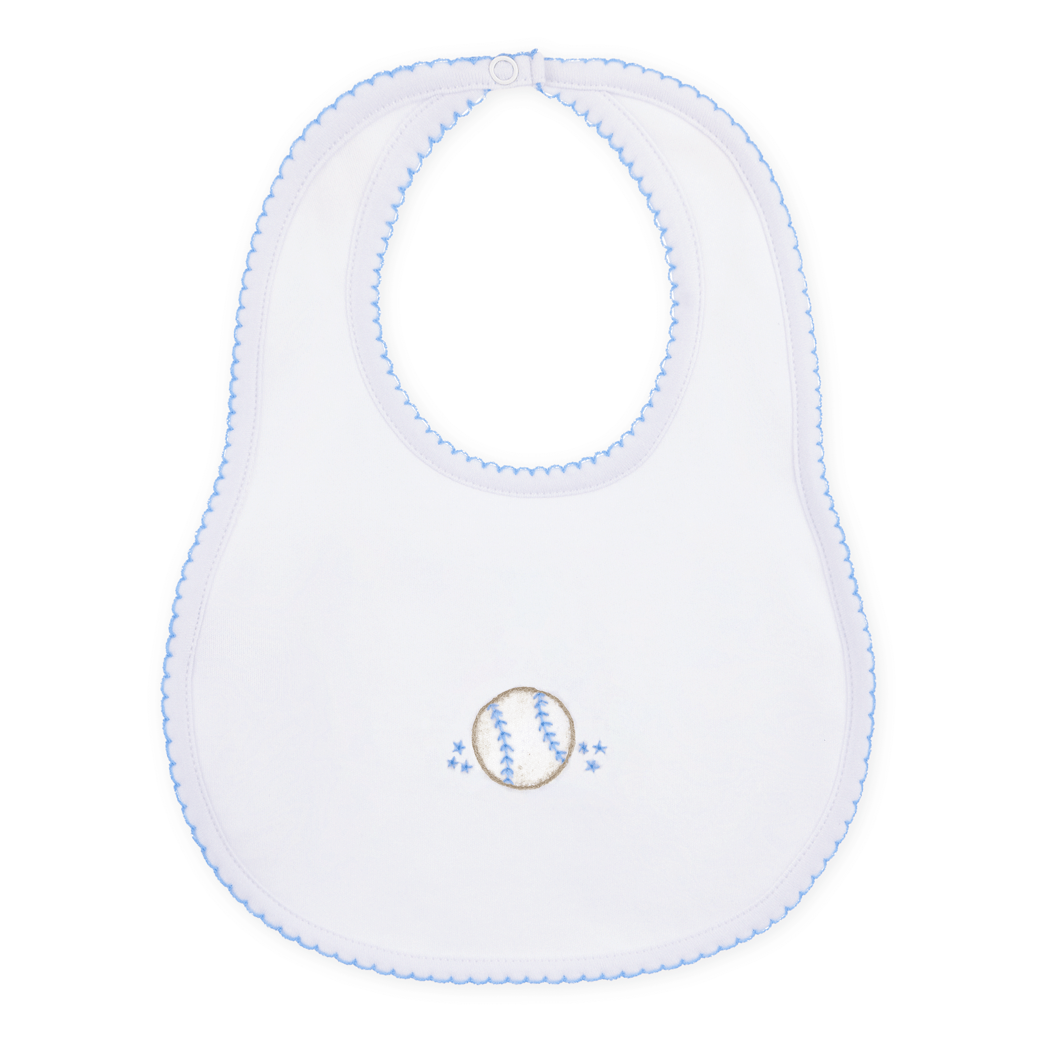 Precious Lil' Sluggers Bib - Light Blue: One Size Magnolia BabyTAYLOR + MAX