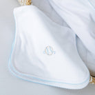 Precious Lil' Sluggers Burp Cloth - Light Blue: One Size Magnolia BabyTAYLOR + MAX
