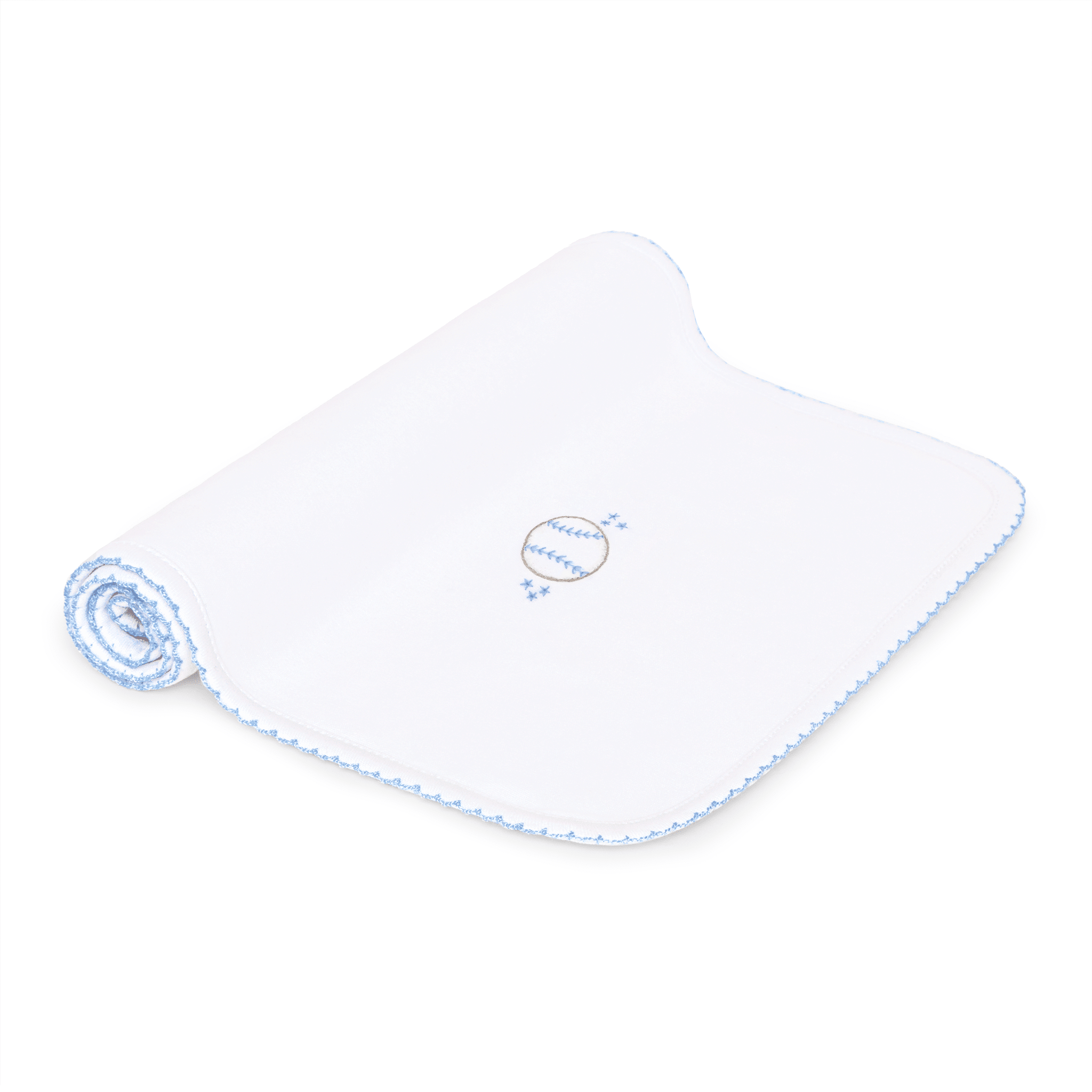 Precious Lil' Sluggers Burp Cloth - Light Blue: One Size Magnolia BabyTAYLOR + MAX