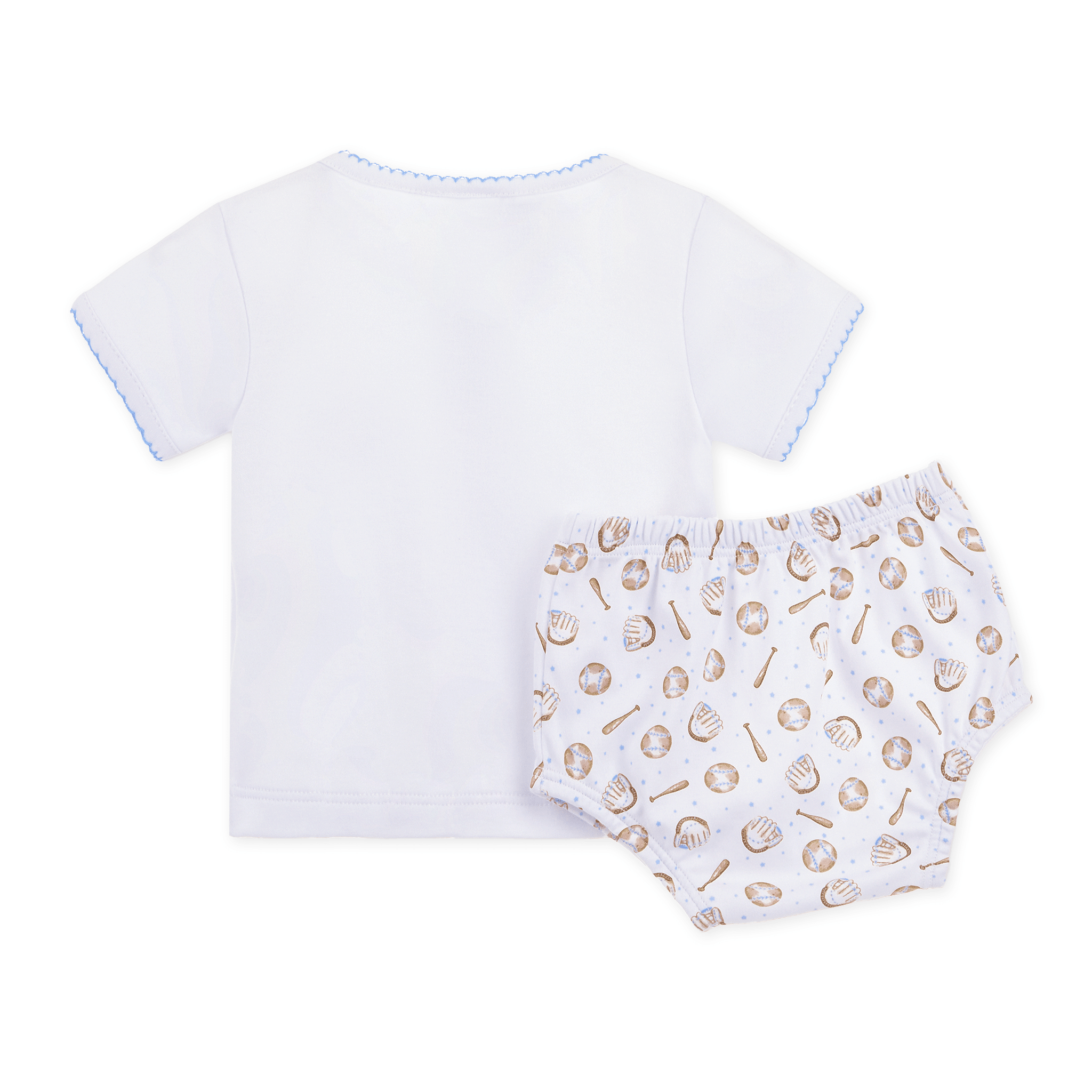 Precious Lil' Sluggers Diaper Cover Set - Light Blue: 3 Months Magnolia BabyTAYLOR + MAX