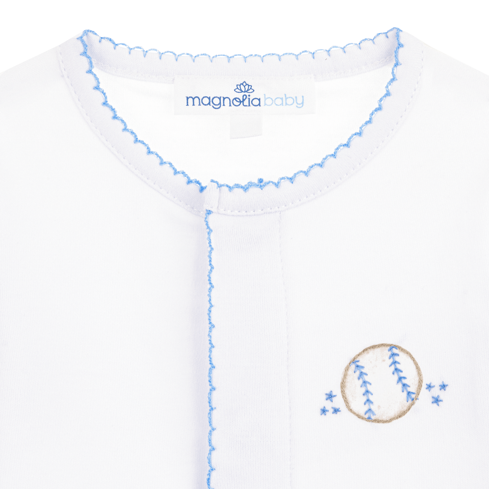 Precious Lil' Sluggers Footie - Light Blue: Preemie Magnolia BabyTAYLOR + MAX