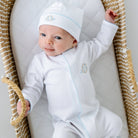 Precious Lil' Sluggers Footie - Light Blue: Preemie Magnolia BabyTAYLOR + MAX