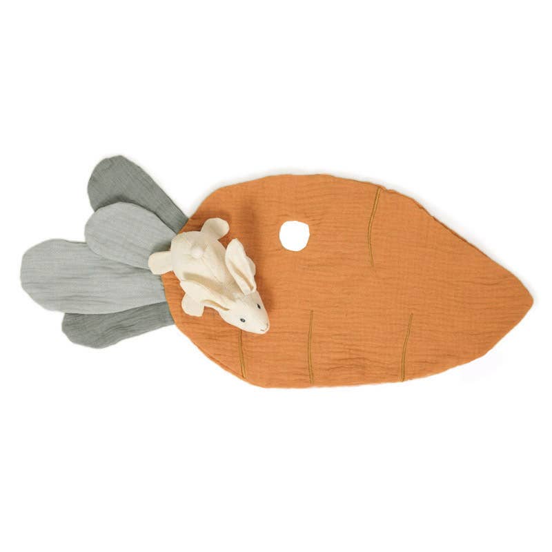 Rabbit and Carrot Doudou Egmont