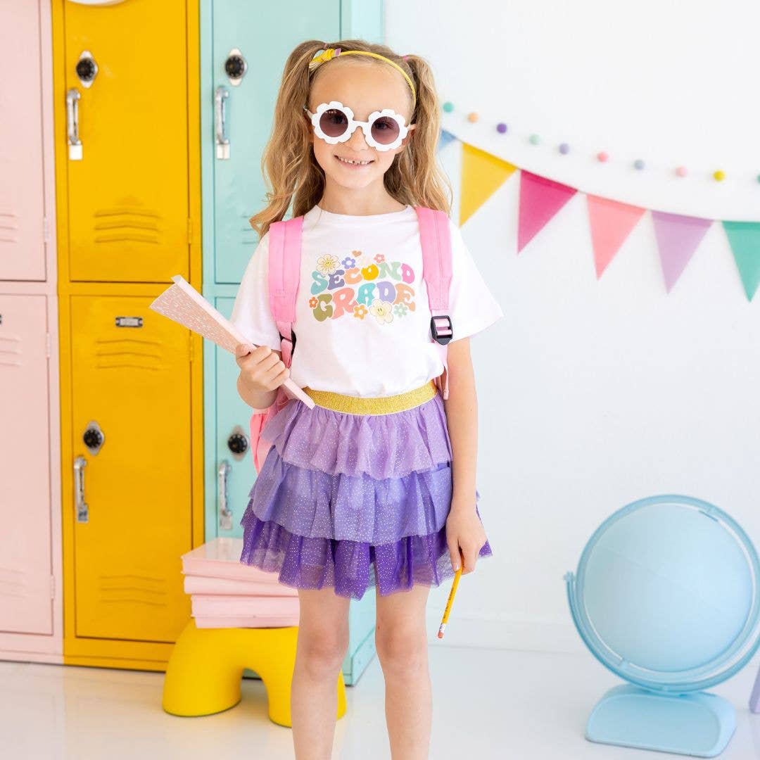 Second Grade Retro Short Sleeve T-Shirt } Back To School ClothingTAYLOR + MAXTAYLOR + MAX