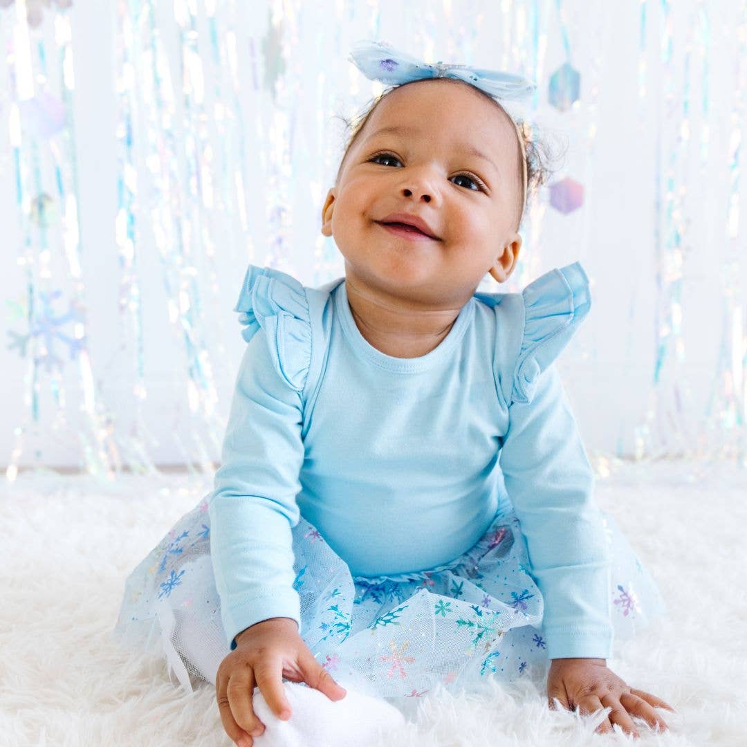 Snow Princess Iridescent Long Sleeve Tutu Bodysuit Baby & Toddler ClothingSweet WinkTAYLOR + MAX