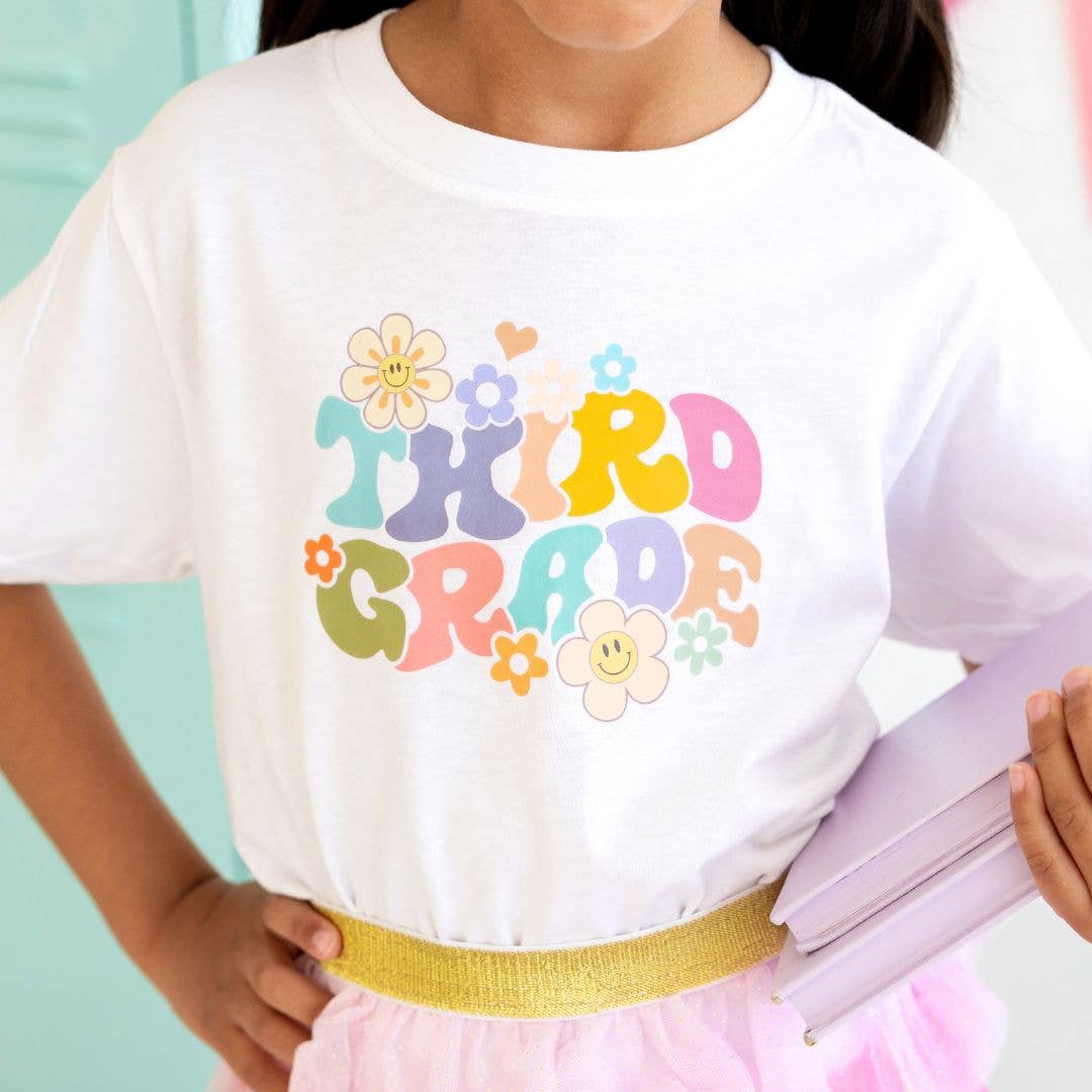 Third Grade Retro Short Sleeve T-Shirt - Back To School ClothingTAYLOR + MAXTAYLOR + MAX