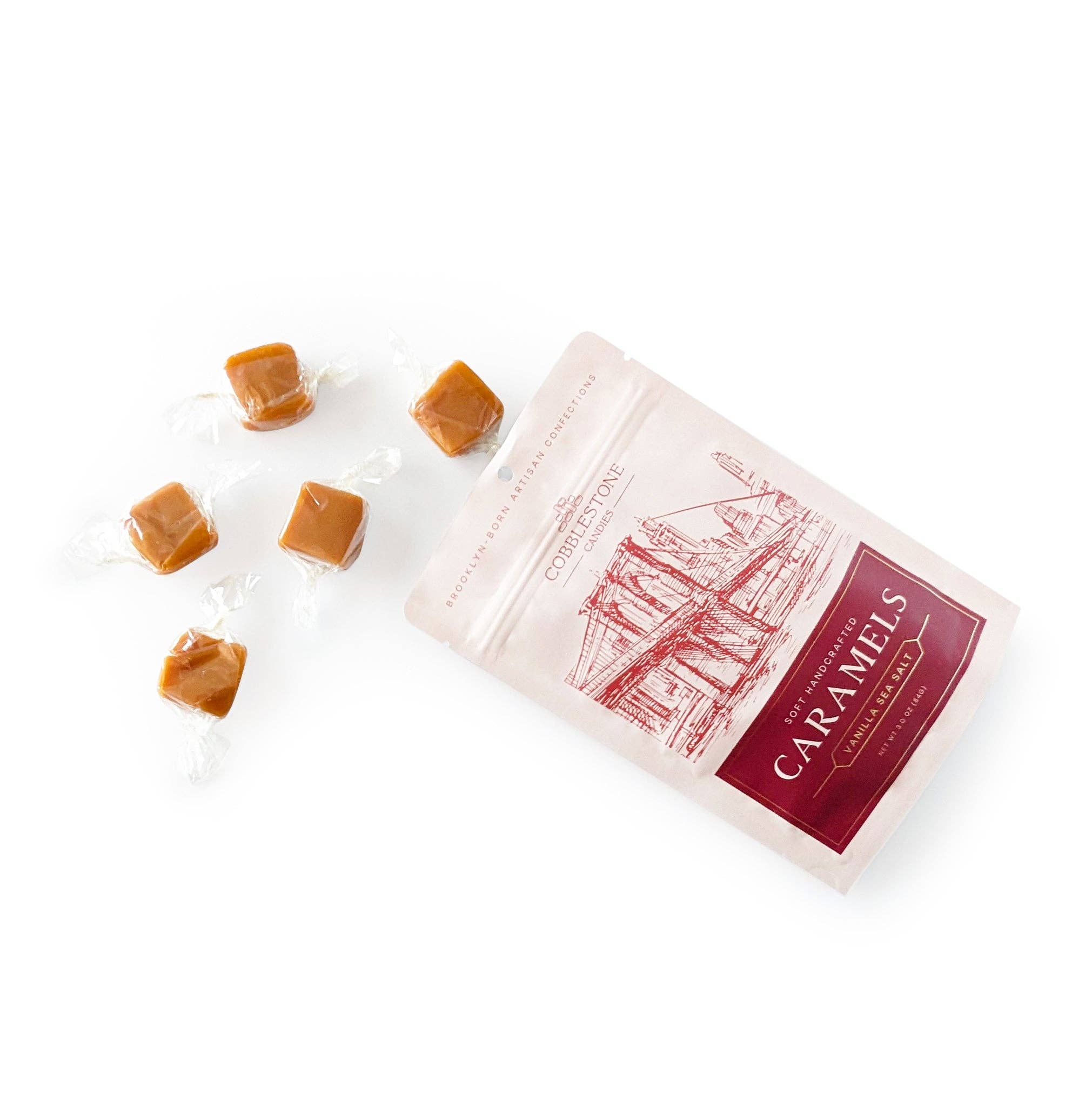 Vanilla Sea Salt Caramels CandiesCobblestone CandiesTAYLOR + MAX