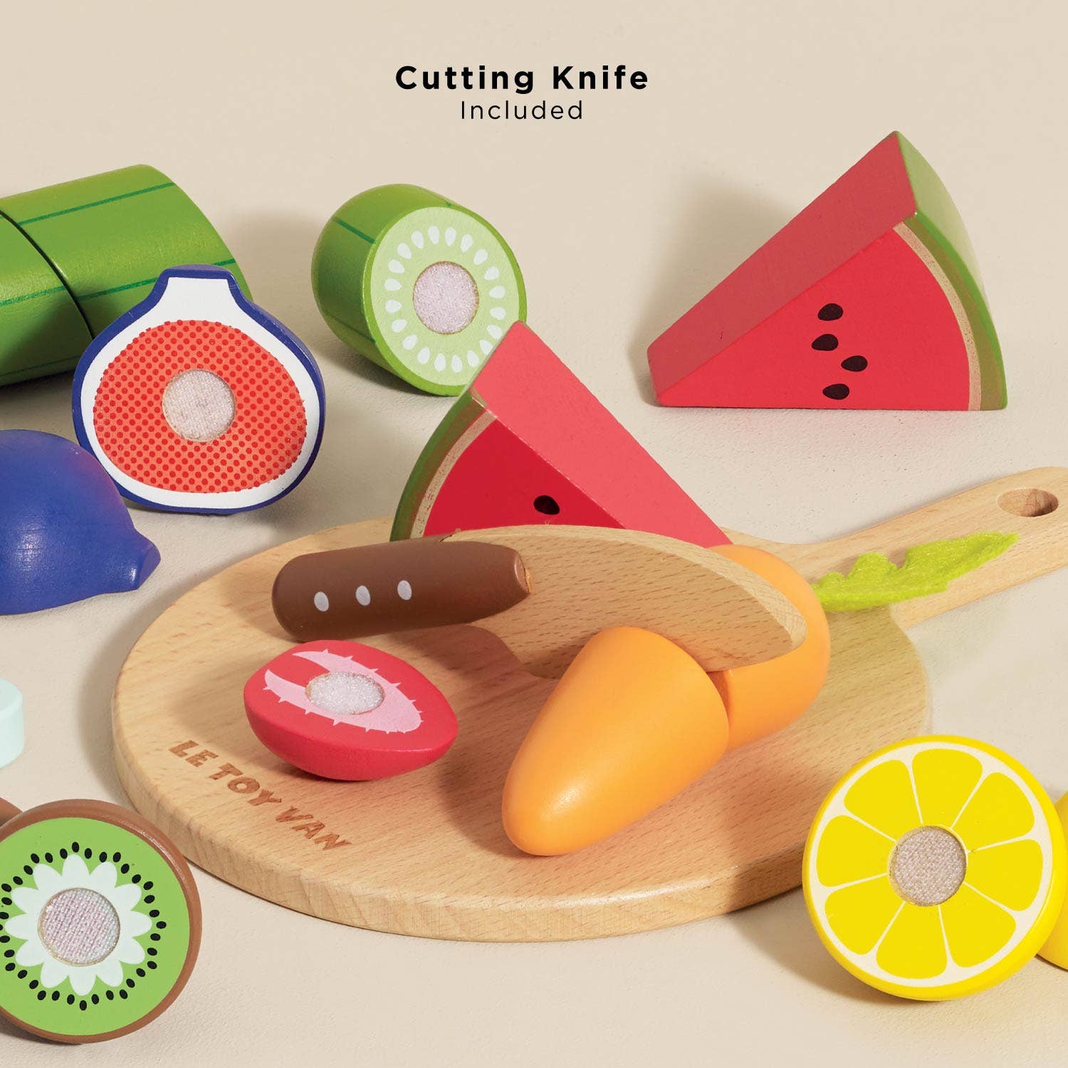 Wooden Chopping Board & Sliceable Play Food Activity ToysLe Toy Van, Inc.TAYLOR + MAX