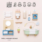 Wooden Dolls House Bathroom Furniture Le Toy Van, Inc.TAYLOR + MAX