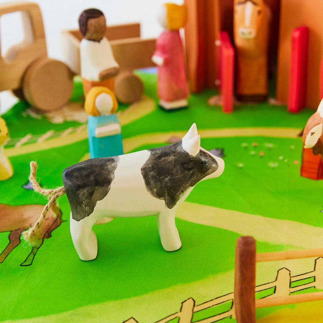 Wooden Painted Cow Sarah’s SilksTAYLOR + MAX