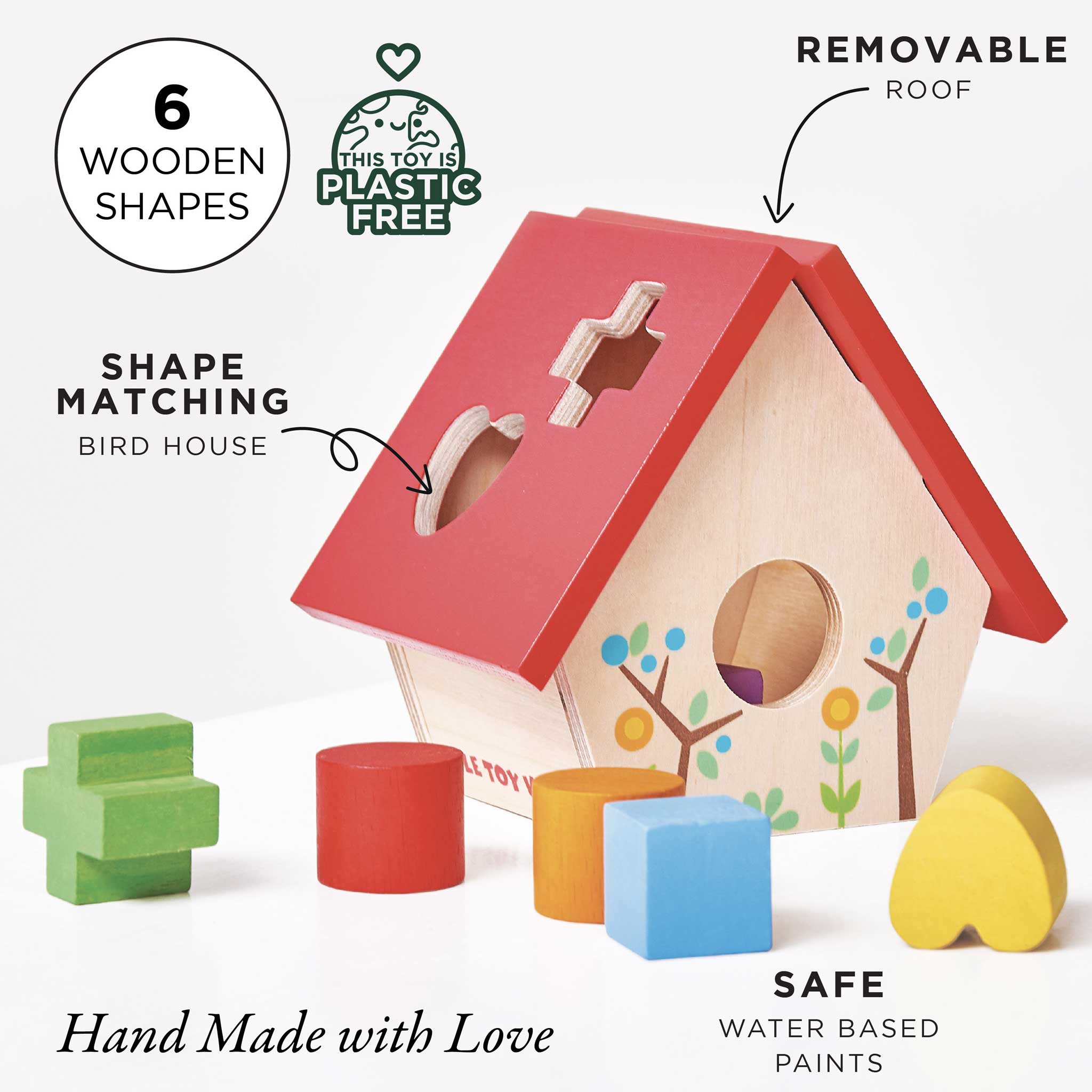 Woodland Bird House Shape Sorter Le Toy Van, Inc.