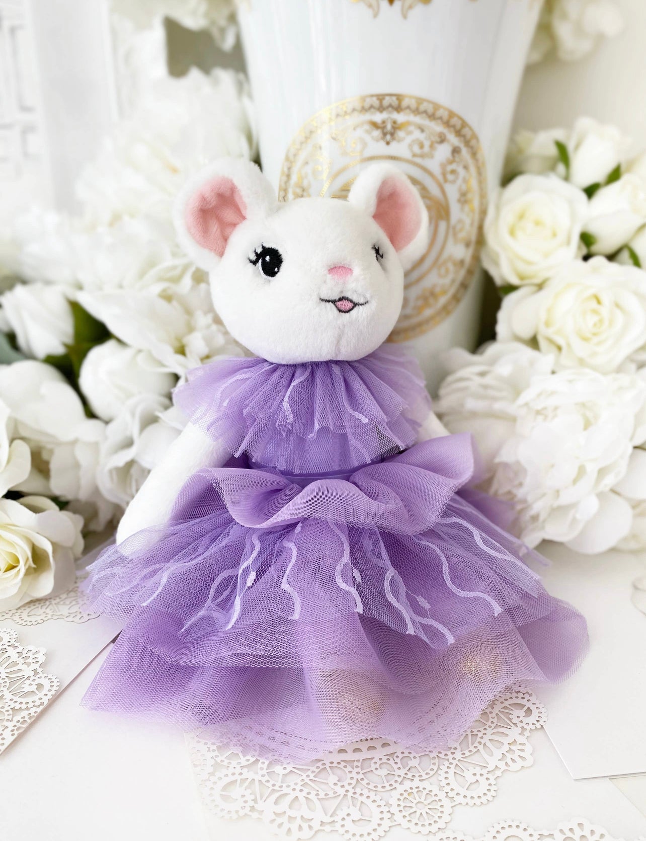 Claris The Chicest Mouse In Paris | Lilac Plush Toy Plush DollsClarisTAYLOR + MAX