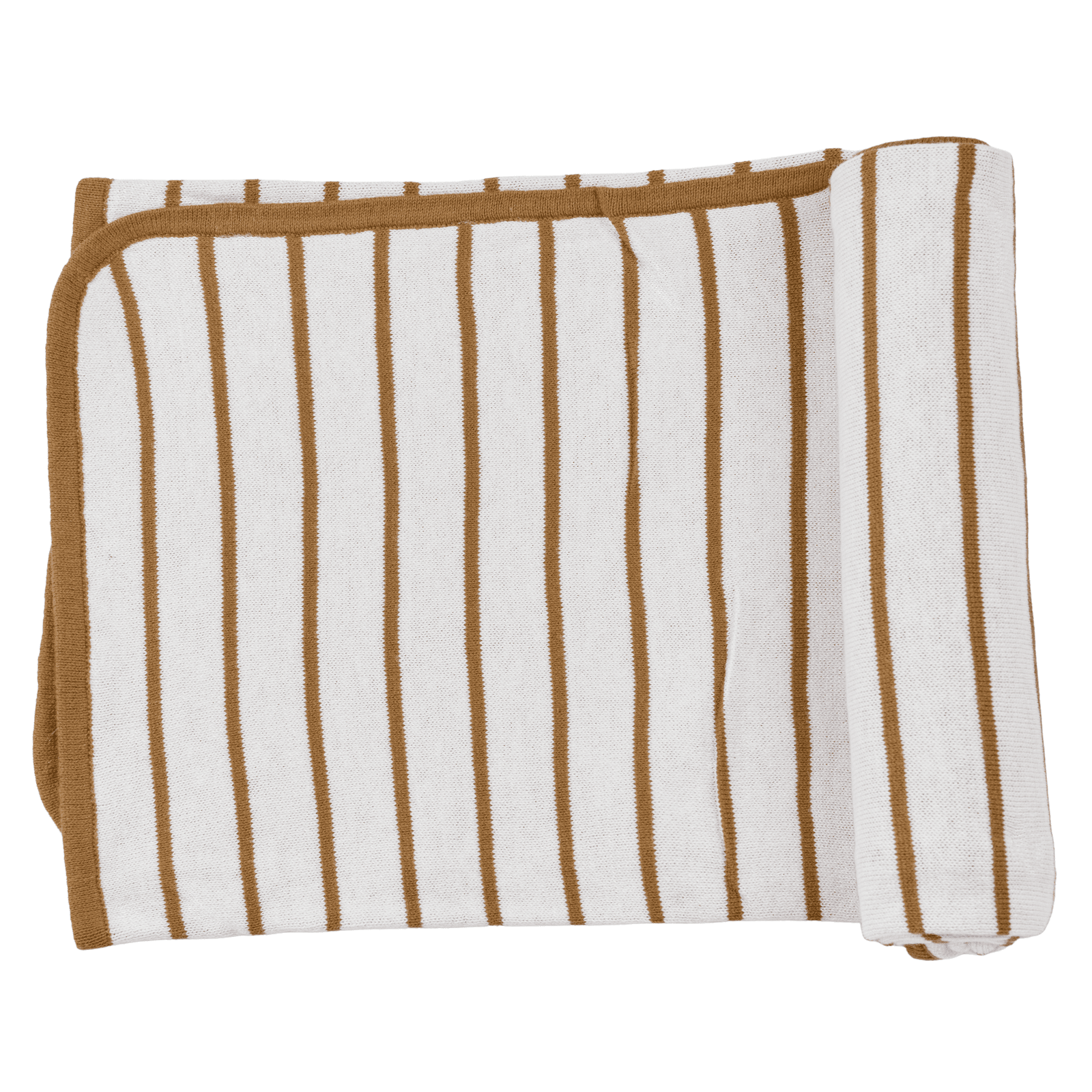 Cotton Knit Blanket, Caramel Stripe Baby & ToddlerAngel DearTAYLOR + MAX
