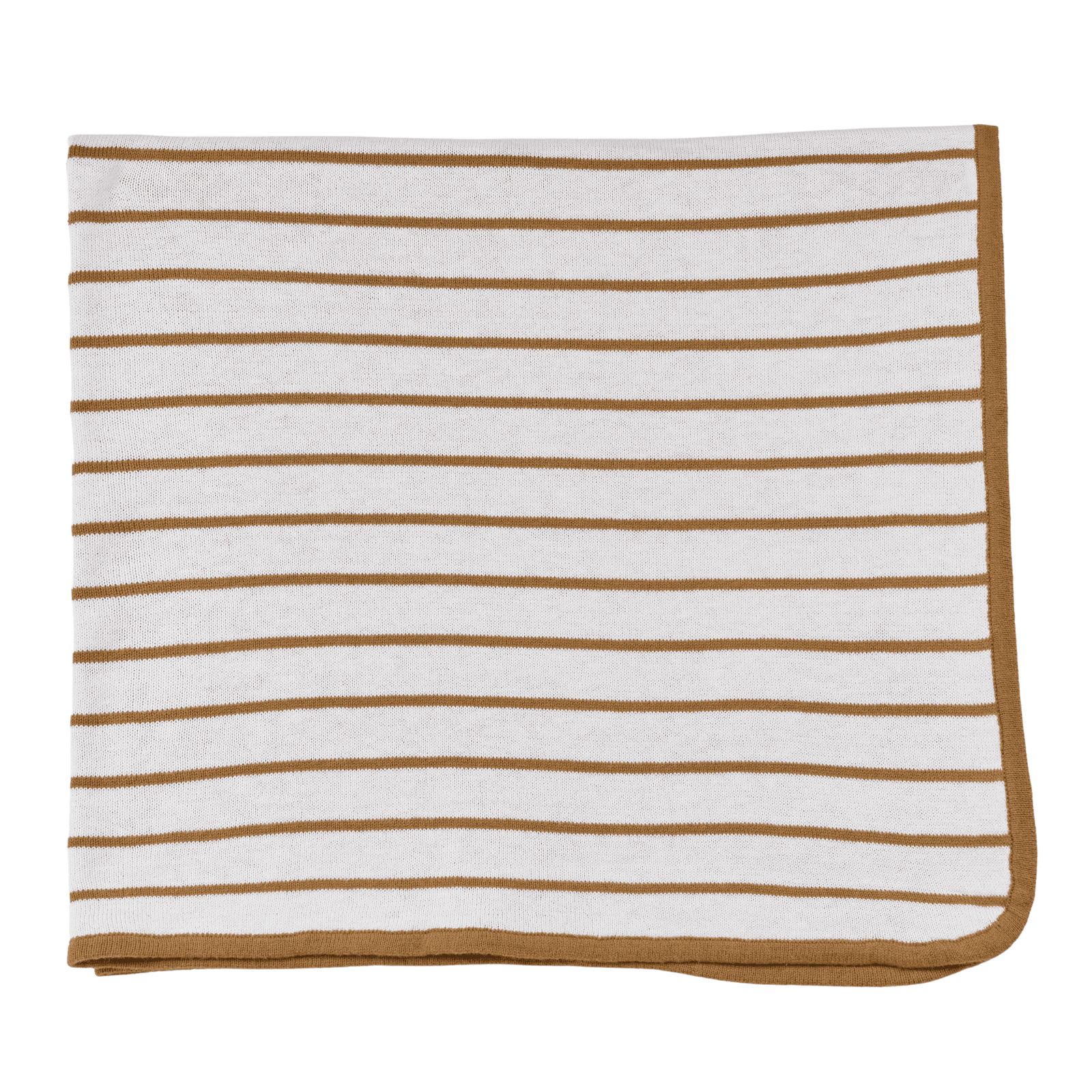 Cotton Knit Blanket, Caramel Stripe Baby & ToddlerAngel DearTAYLOR + MAX