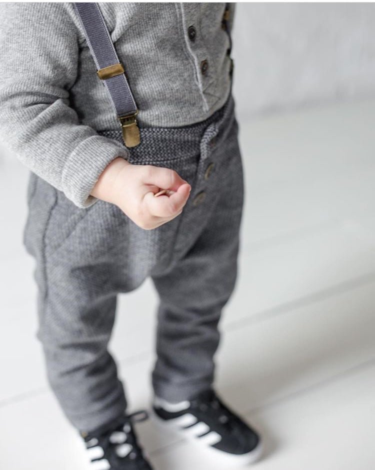 Fitz Harem Pants Charcoal | Grey PantsOne More In The FamilyTAYLOR + MAX