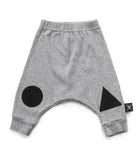 Geometric Baggy Pants | Heather Grey BottomsNUNUNUTAYLOR + MAX