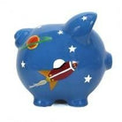 Hand Painted Personalized Astro Piggy Bank Piggy Banks & Money JarsTAYLOR + MAXTAYLOR + MAX
