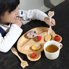 Organic Wooden Spoon and Fork Set FeedingTAYLOR + MAXTAYLOR + MAX
