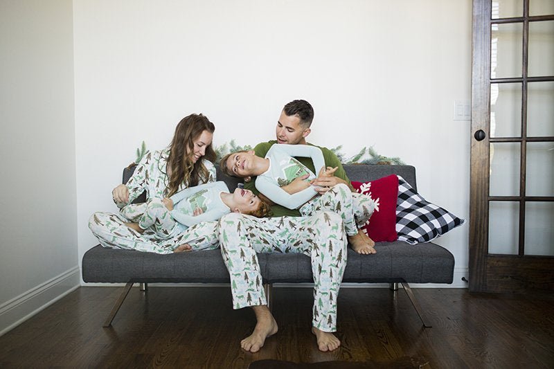 Kickee Pants Men's Print Pajamas | Christmas Multi - Stripe Kickee PantsTAYLOR + MAX