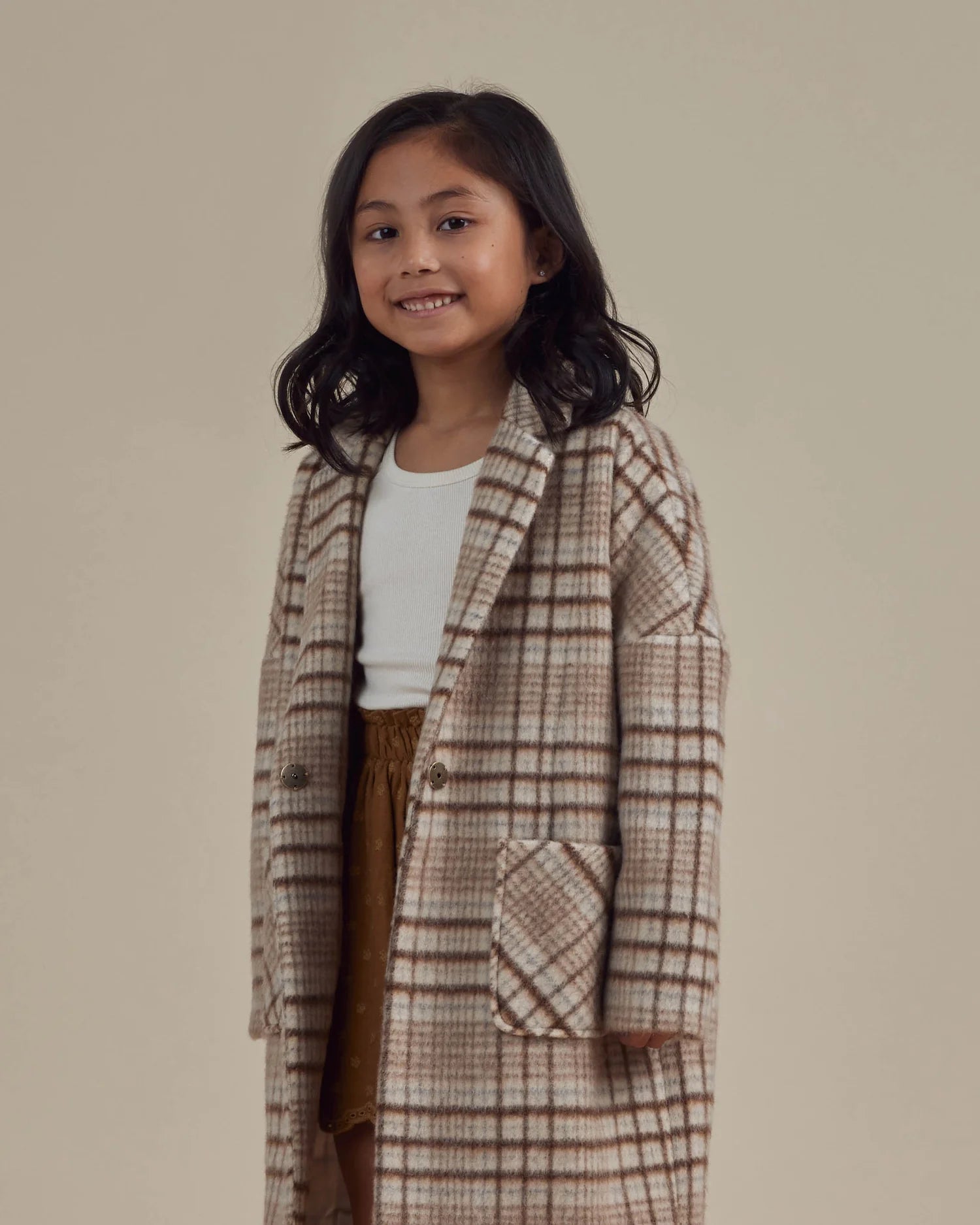 Longline Coat | Rustic Plaid TAYLOR + MAXTAYLOR + MAX