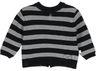 Mini Sibling Black & Grey Tricot Sweater/Cardigan SweaterMini SiblingTAYLOR + MAX
