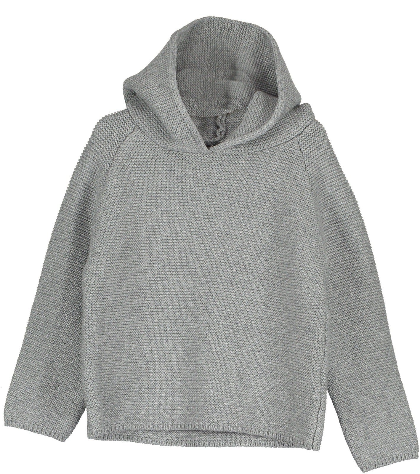 Mini Sibling Grey Tricot Hoodie SweaterMini SiblingTAYLOR + MAX