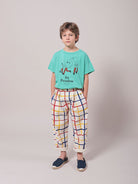 Multicolor Checkered Baggy Trousers BottomsBobo ChosesTAYLOR + MAX