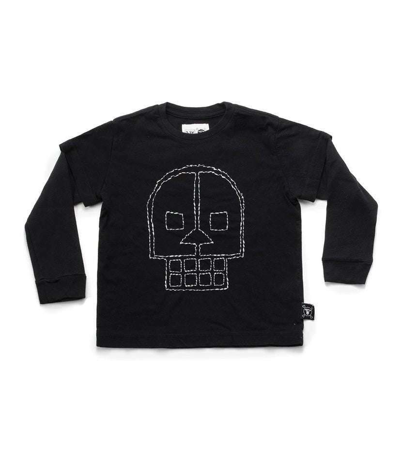 NUNUNU Embroidered Skull T-Shirt | Shirt TopNUNUNUTAYLOR + MAX