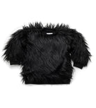NUNUNU Faux Fur Sweatshirt | Black ShirtNUNUNUTAYLOR + MAX