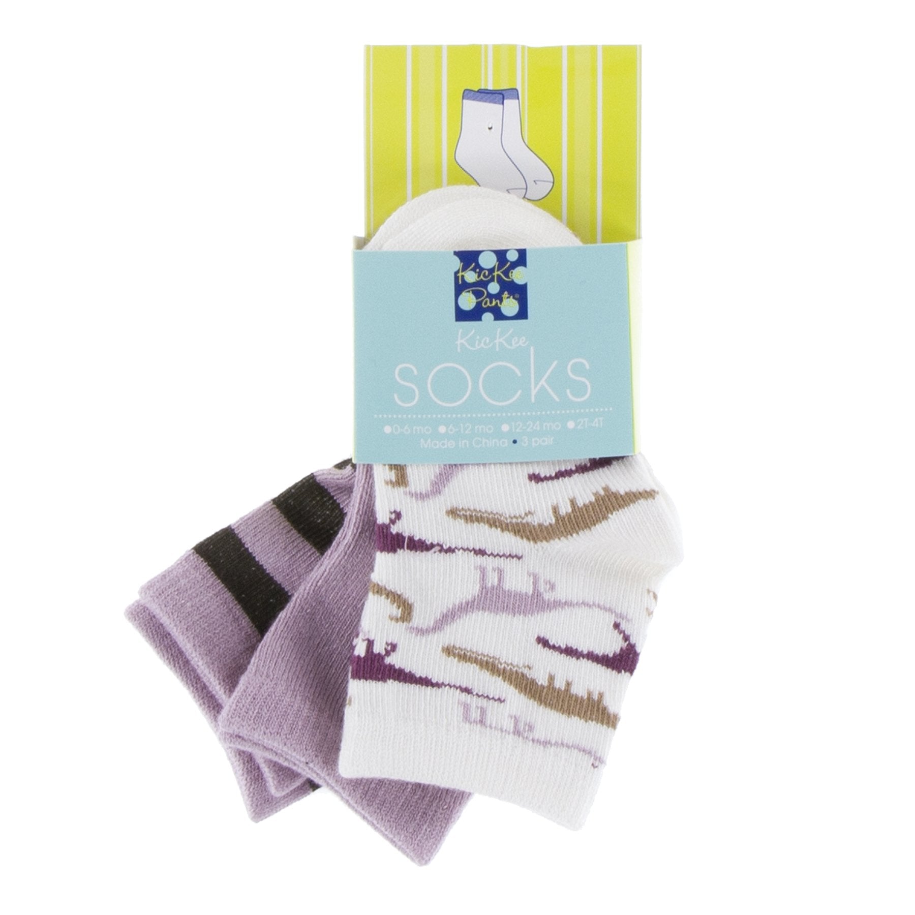 Paleontology Flora Stripe Sock Set SocksKickee PantsTAYLOR + MAX