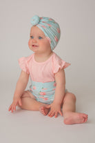 Pink Flutter Sleeve Onesie TopAngel DearTAYLOR + MAX