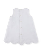 Pique Dress w/Floral Embroidery White DressLuli and MeTAYLOR + MAX