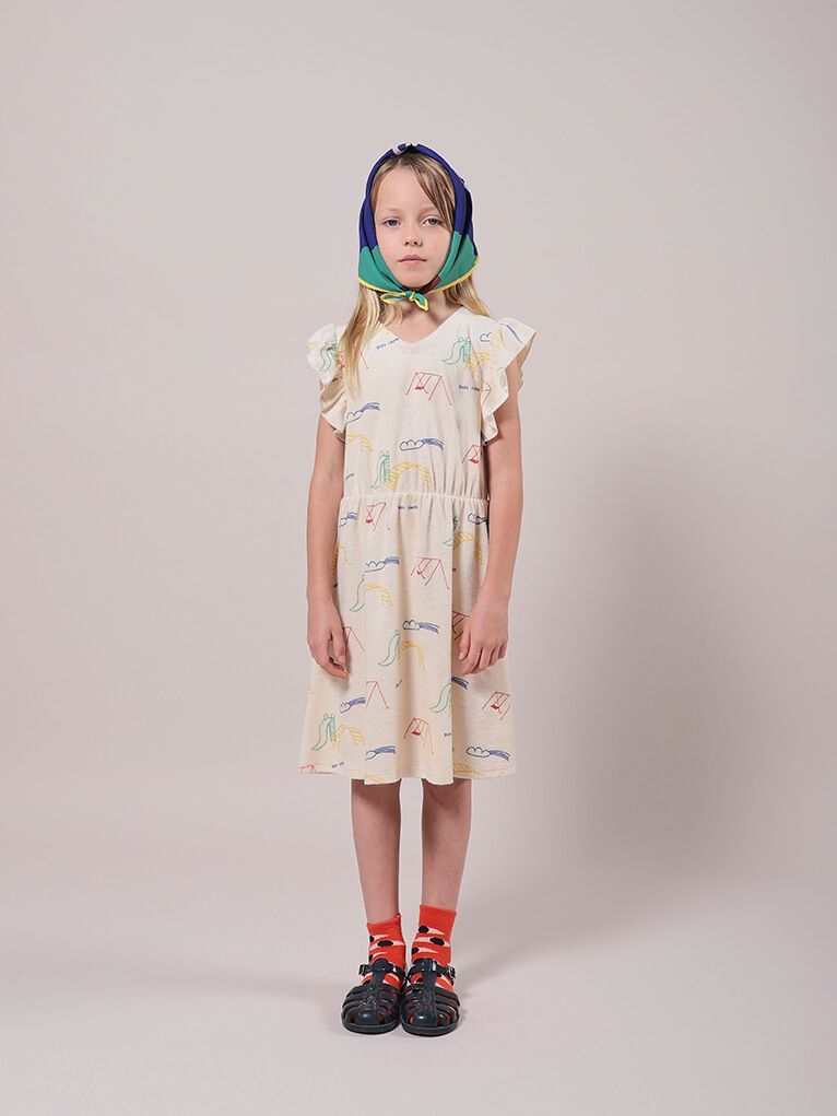 Playground All Over Terry Fleece Ruffle Dress DressBobo ChosesTAYLOR + MAX