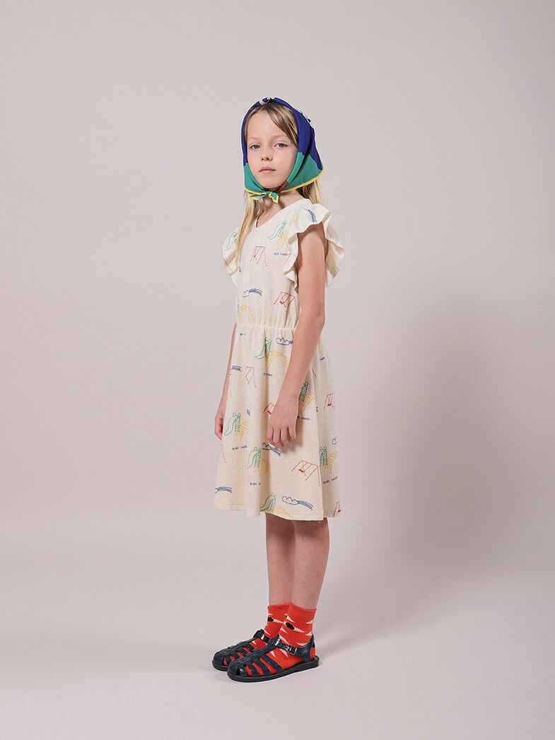 Playground All Over Terry Fleece Ruffle Dress DressBobo ChosesTAYLOR + MAX