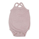 Pointelle Crossback Bodysuit l Pink BodysuitLoved BabyTAYLOR + MAX