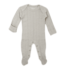 Pointelle Footie + Headband Set | Stone Baby One - PiecesLoved BabyTAYLOR + MAX