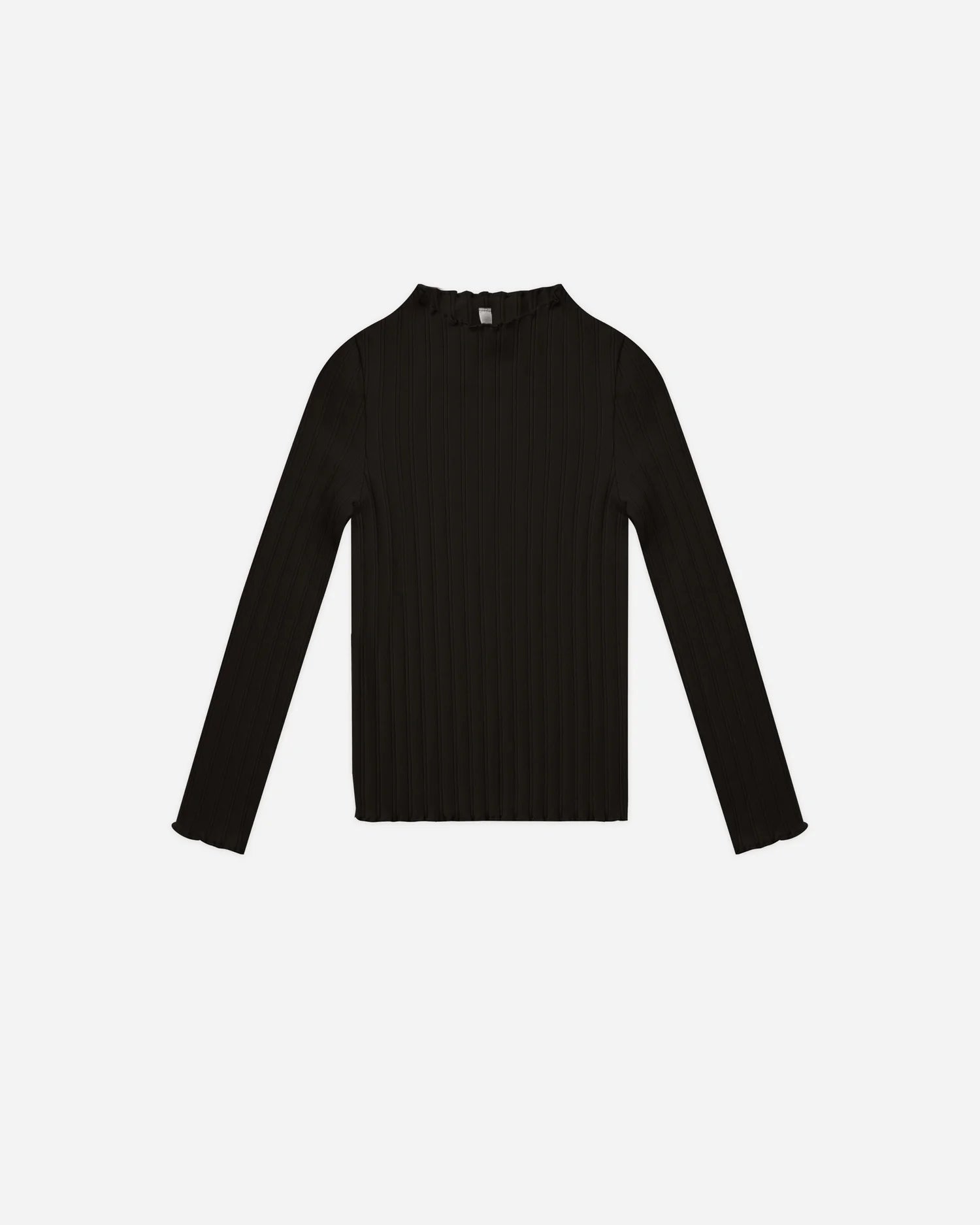 Ribbed Long Sleeve Tee | Black Rylee + CruTAYLOR + MAX