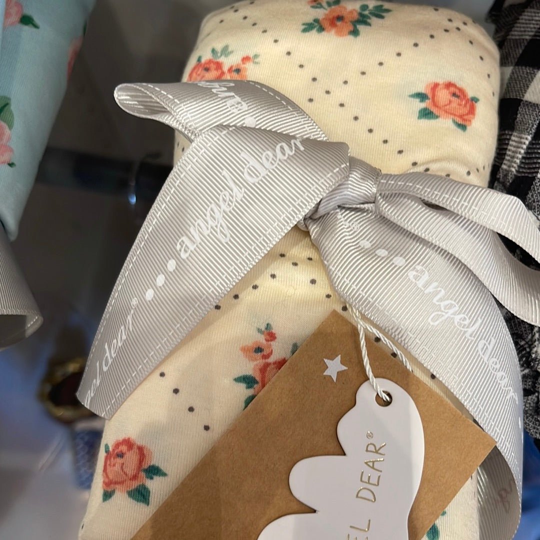 Rose Dot Grid Swaddle SwaddleAngel DearTAYLOR + MAX